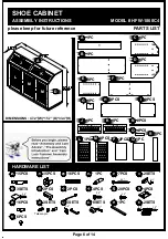 Preview for 6 page of Furniture of America HFW-1860C4 Assembly Instructions Manual