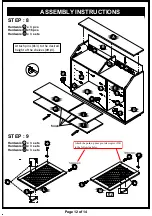 Preview for 12 page of Furniture of America HFW-1860C4 Assembly Instructions Manual