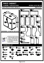 Preview for 6 page of Furniture of America HFW-1861C2 Assembly Instructions Manual