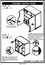 Preview for 13 page of Furniture of America HFW-1861C2 Assembly Instructions Manual