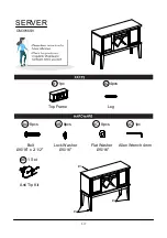 Preview for 5 page of Furniture of America Hillsview CM3916SV Assembly Instructions Manual