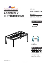 Preview for 1 page of Furniture of America Hillsview CM3916T-78 Assembly Instructions Manual