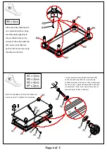 Preview for 4 page of Furniture of America Horace CM4242-3PK Assembly Instructions