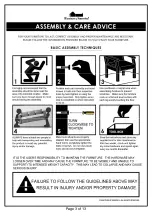 Preview for 3 page of Furniture of America ID-10339 Assembly Instructions Manual