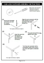 Preview for 5 page of Furniture of America ID-10339 Assembly Instructions Manual