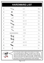 Preview for 7 page of Furniture of America ID-10339 Assembly Instructions Manual