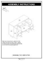 Preview for 12 page of Furniture of America ID-10339 Assembly Instructions Manual