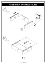 Preview for 12 page of Furniture of America ID-11423 Assembly Instructions Manual