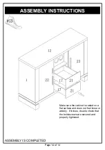 Preview for 14 page of Furniture of America ID-11423 Assembly Instructions Manual