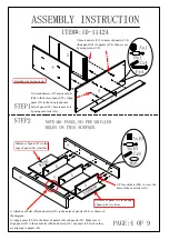 Preview for 6 page of Furniture of America ID-11424 Assembly Instruction Manual