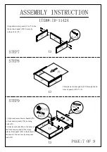 Preview for 9 page of Furniture of America ID-11424 Assembly Instruction Manual