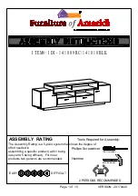 Furniture of America IDI-141009RC/141010BLK Assembly Instructions Manual preview