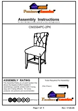 Furniture of America Izzy CM3564PC-2PK Assembly Instructions preview