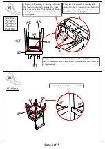 Preview for 5 page of Furniture of America Izzy CM3564PC-2PK Assembly Instructions