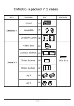 Preview for 7 page of Furniture of America Jacob CM6985 Assembly Instructions Manual