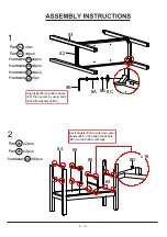 Preview for 6 page of Furniture of America Jamestown CM3487SV Assembly Instructions Manual