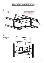 Preview for 7 page of Furniture of America Jamestown CM3487SV Assembly Instructions Manual