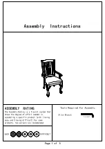 Furniture of America Johannesburg I Assembly Instructions preview