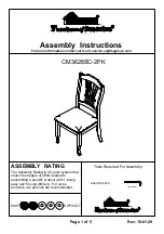 Furniture of America Jordyn CM3626SC-2PK Assembly Instructions preview