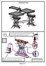 Preview for 4 page of Furniture of America Julia CM3014T Assembly Instructions Manual