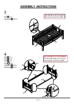 Preview for 10 page of Furniture of America Kadence FOA-BK974 Assembly Instructions Manual