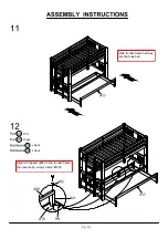 Preview for 14 page of Furniture of America Kadence FOA-BK974 Assembly Instructions Manual