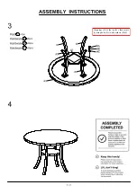 Предварительный просмотр 7 страницы Furniture of America Kaitlin CM3323RPT Assembly Instructions Manual