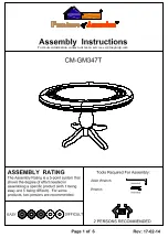 Furniture of America Kalia CM-GM347T Assembly Instructions Manual preview