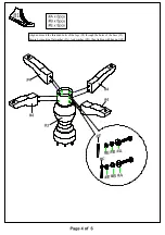 Preview for 4 page of Furniture of America Kalia CM-GM347T Assembly Instructions Manual