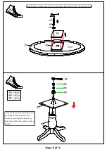 Preview for 5 page of Furniture of America Kalia CM-GM347T Assembly Instructions Manual