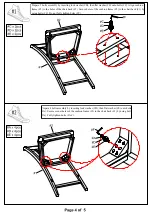 Preview for 4 page of Furniture of America Kaliyah CM3194PC Assembly Instructions