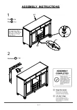 Preview for 6 page of Furniture of America Kaliyah CM3194SV Assembly Instructions Manual