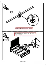 Preview for 6 page of Furniture of America Kamalah CM7521CK Assembly Instructions Manual