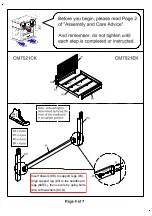 Preview for 11 page of Furniture of America Kamalah CM7521CK Assembly Instructions Manual