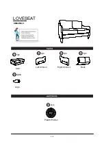 Preview for 5 page of Furniture of America Kassel CM6496BG-2PC Assembly Instructions Manual