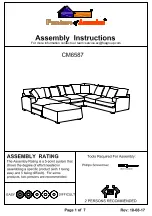 Furniture of America Kaylee CM6587 Assembly Instructions Manual preview