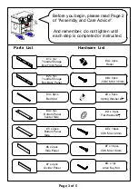 Preview for 3 page of Furniture of America Kirsten CM7547-TR Assembly Instructions