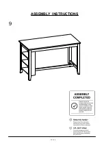 Preview for 11 page of Furniture of America Lana CM3153GY-PT Assembly Instructions Manual