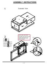 Preview for 8 page of Furniture of America Langenthal CM4568C Assembly Instructions Manual