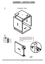 Preview for 6 page of Furniture of America Langenthal CM4568E Assembly Instructions Manual