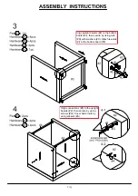 Preview for 7 page of Furniture of America Langenthal CM4568E Assembly Instructions Manual