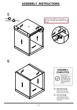 Preview for 8 page of Furniture of America Langenthal CM4568E Assembly Instructions Manual