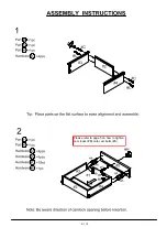 Предварительный просмотр 8 страницы Furniture of America Launces CM-AC119 Assembly Instructions Manual