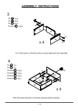 Предварительный просмотр 9 страницы Furniture of America Launces CM-AC119 Assembly Instructions Manual