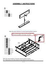 Предварительный просмотр 10 страницы Furniture of America Launces CM-AC119 Assembly Instructions Manual