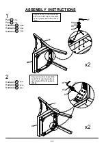 Preview for 6 page of Furniture of America Leeds CM3387SC-2PK Assembly Instructions Manual