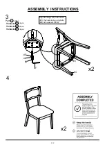 Preview for 7 page of Furniture of America Leeds CM3387SC-2PK Assembly Instructions Manual