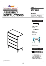 Preview for 1 page of Furniture of America Lennart CM7386C Assembly Instructions Manual