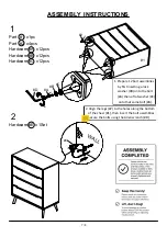 Preview for 7 page of Furniture of America Lennart CM7386C Assembly Instructions Manual