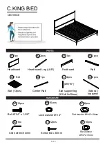 Preview for 5 page of Furniture of America Lennart CM7386CK Assembly Instructions Manual